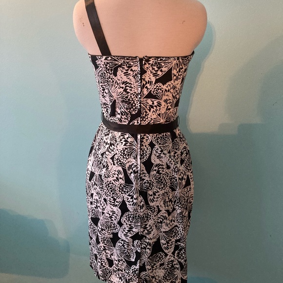 Black and white convertible butterfly sun dress - Picture 3 of 4